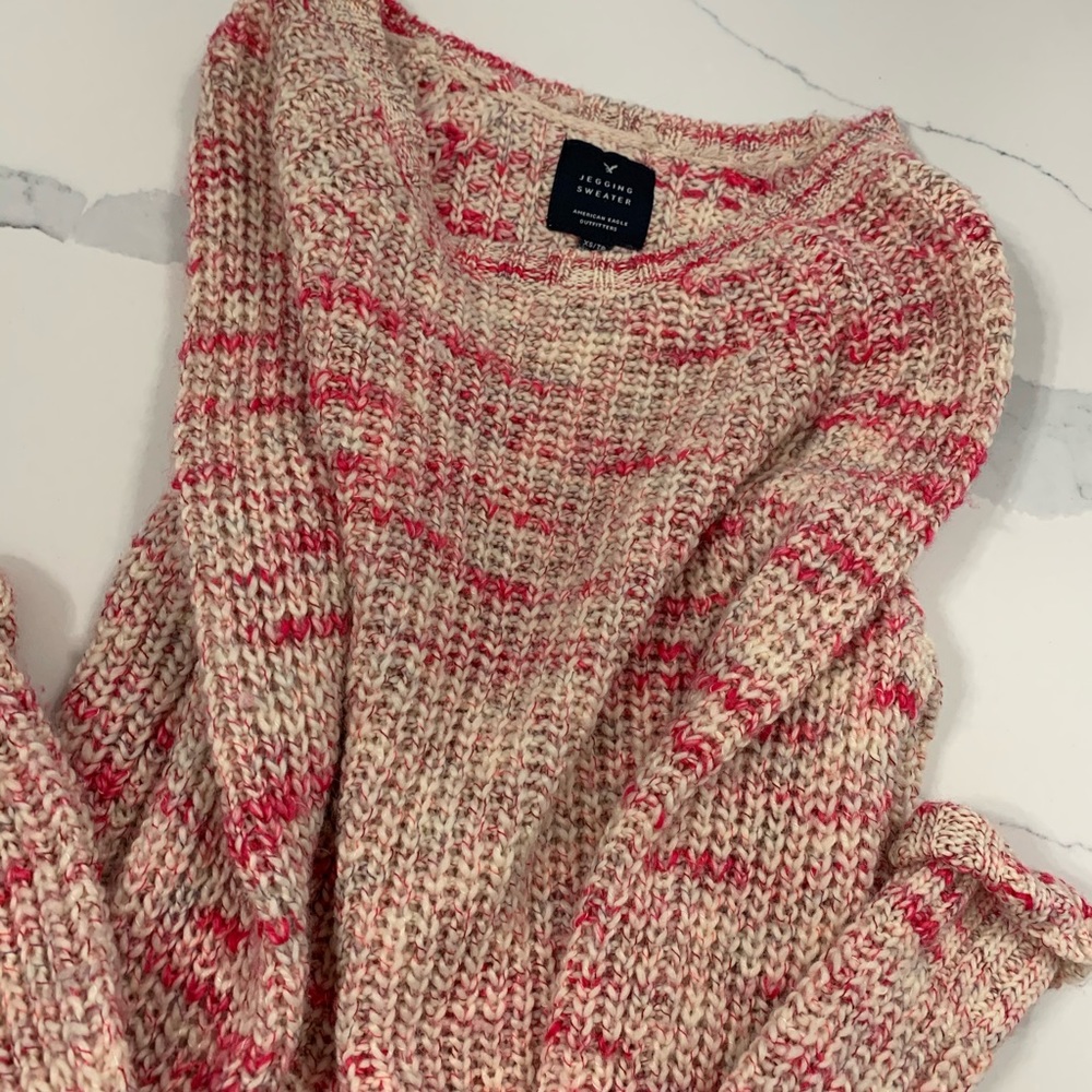 Pink American Eagle sweater